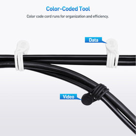 Cable Matters art supplies organizer magnetic ties keep tools neat.