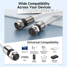 Cable Matters two 50ft cables spooled for easy handling and storage benefit