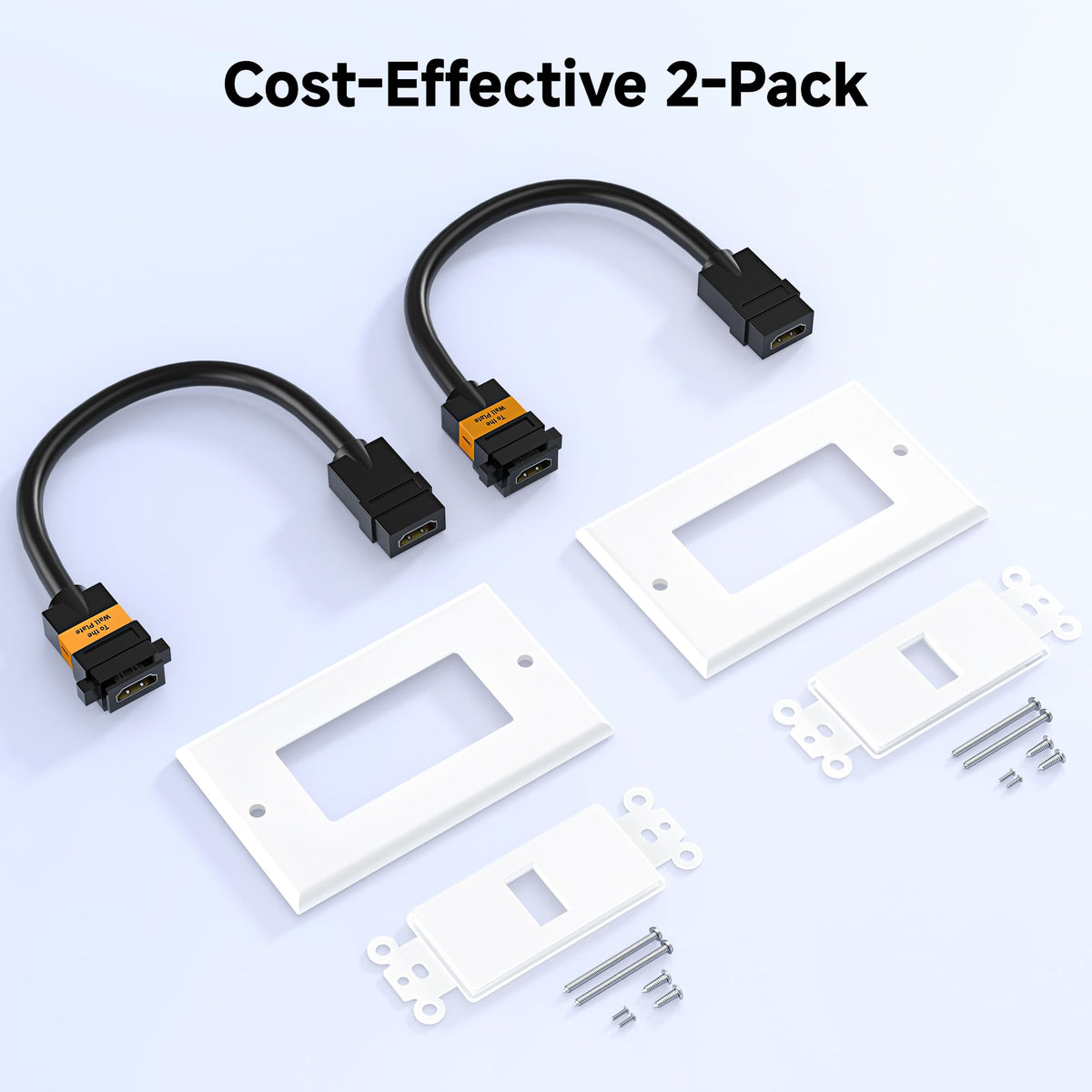 Cable Matters quick DIY install for a clean, professional finish.