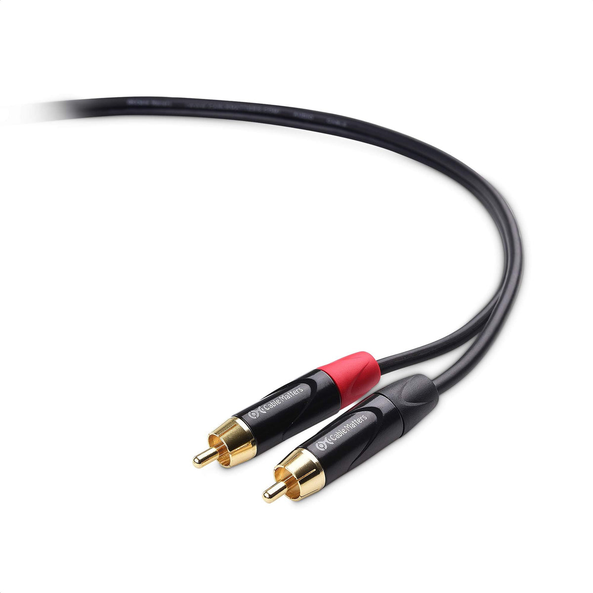 Cable Matters flexible PVC jacket and strain relief for heavy-duty use.