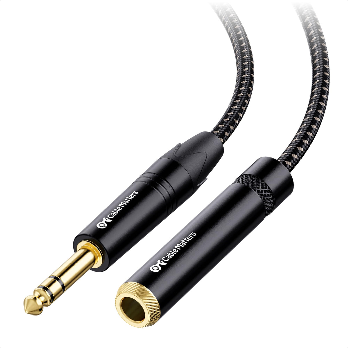 Cable Matters front connectors showing TRS ends and reliable contact benefit
