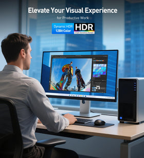 Cable Matters connected to gaming monitor showcasing high-refresh visuals