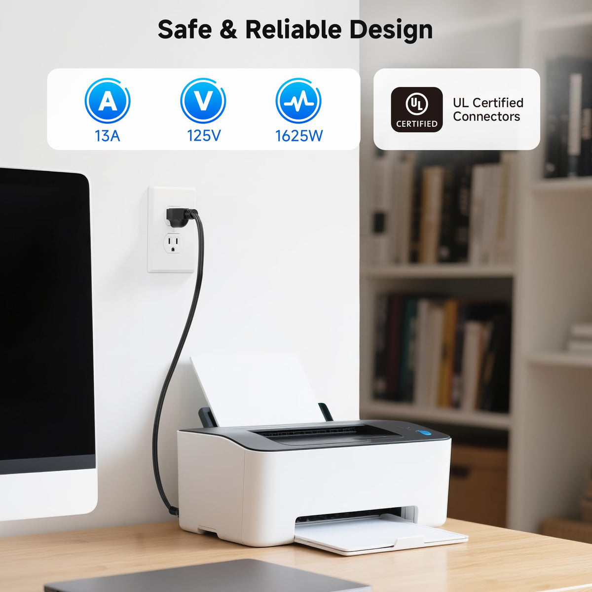 Cable Matters plugged into laptop adapter showing reliable power connection