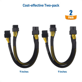 Cable Matters adapters beside a GPU in a workstation for cleaner cable management