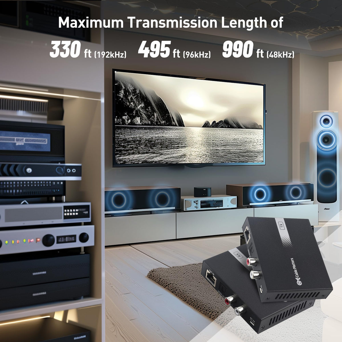 Cable Matters metal enclosure texture detail highlighting durable construction and interference resistance