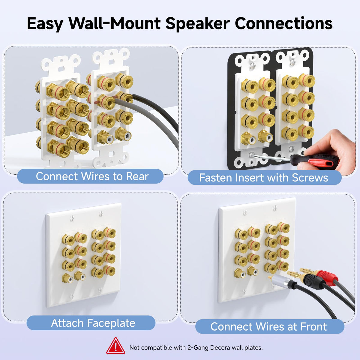 Cable Matters mounted in living room creating a clutter-free home theater setup