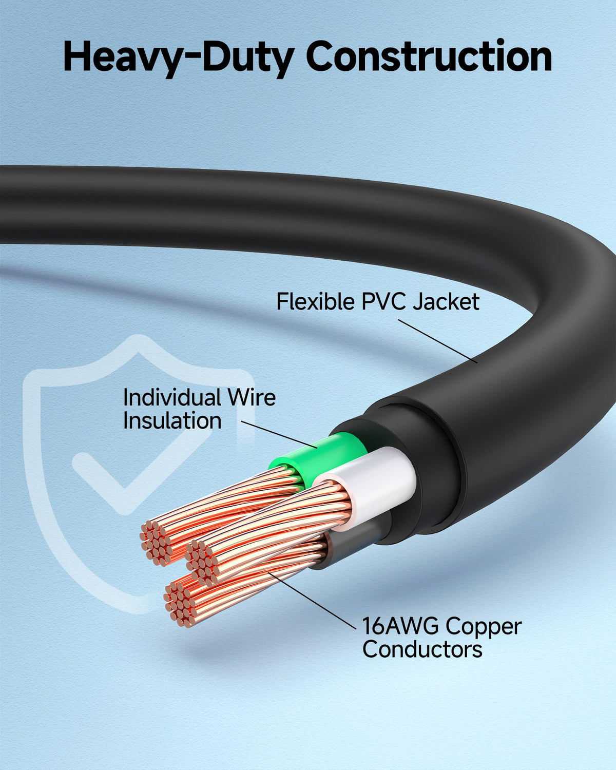 Cable Matters NEMA 5-15P to IEC C13 cord ensures safe everyday connectivity.