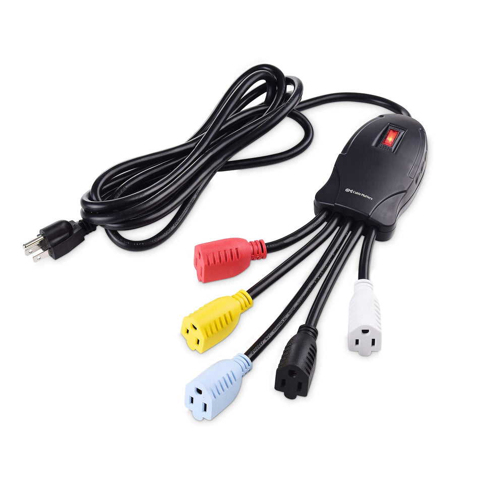 Cable Matters Power Squid 5-outlet with 10-foot cord ideal for desk charging