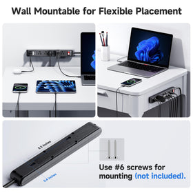 Cable Matters shown next to a hand to show size and portability for practical workspace use