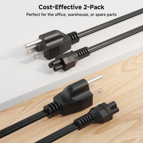 Cable Matters cord beside ruler showing 6ft length for placement flexibility
