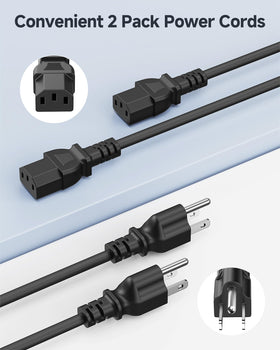 Cable Matters two cords unboxed showing convenient 2-pack supply