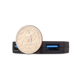 Cable Matters ultra mini close-up of USB 3.0 ports, shows durable connectors and fast data benefit