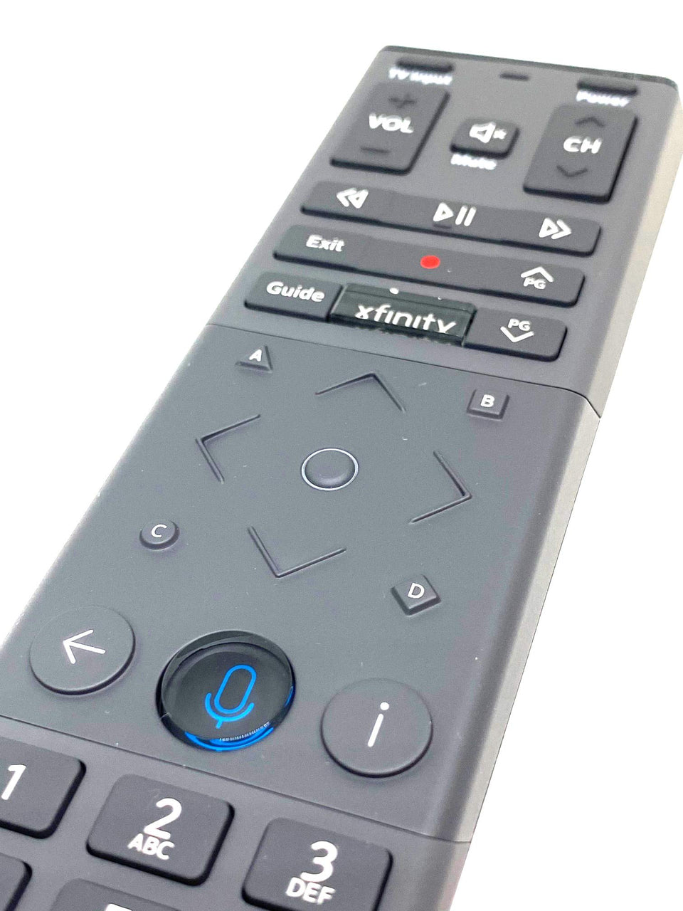 cable XR15 front view showing buttons and layout, restores full remote control