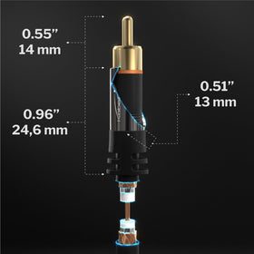 CableDirect compatible with subwoofers and AV receivers in home theater.