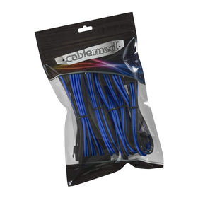 CableMod ModMesh sleeved cables in black and blue offer neat cable management for builds.