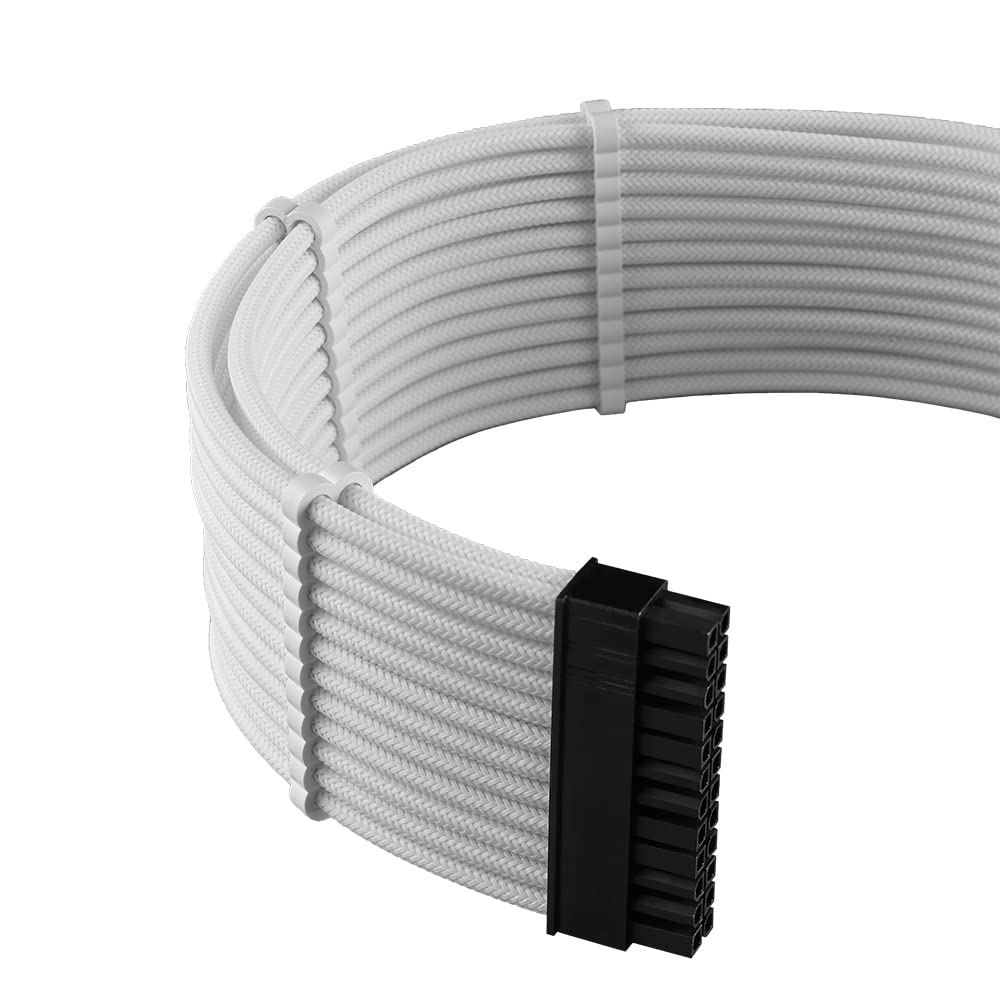 CableMod kit routed inside PC, neat cable management and improved airflow benefit