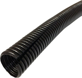 CableOrganizer.com flexible polyethylene loom in black for versatile cable management.