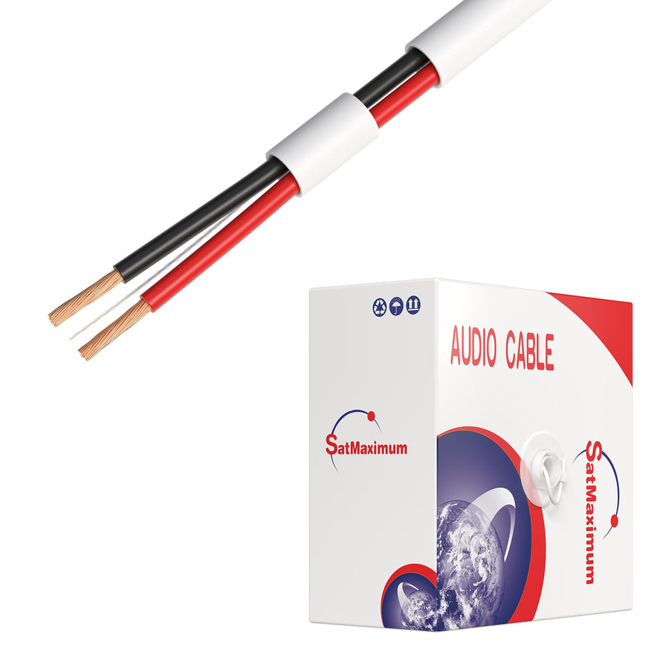 Cables Direct Online 50ft 18AWG speaker wire for in-wall installs