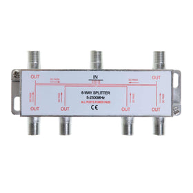 Cables Direct Online front view showing six ports and durable housing for reliable distribution