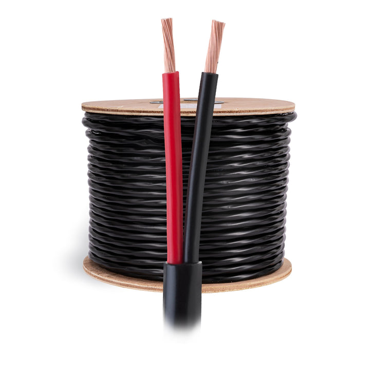 Cables Direct Online front packaging showing spool and 100ft label for easy selection