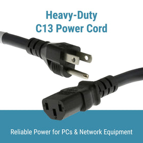 CablesAndKits 4ft cord with 14 AWG rating supports high-current monitors and devices.