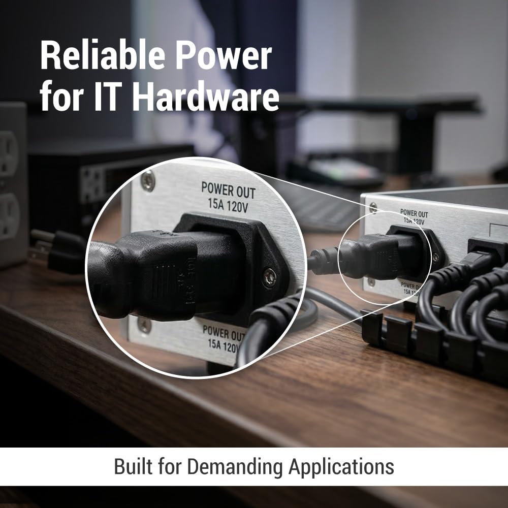 CablesAndKits IEC 60320 C13 female connector ready for mainstream devices.