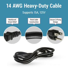 CablesAndKits cable jacket texture showing durable 14 AWG protection