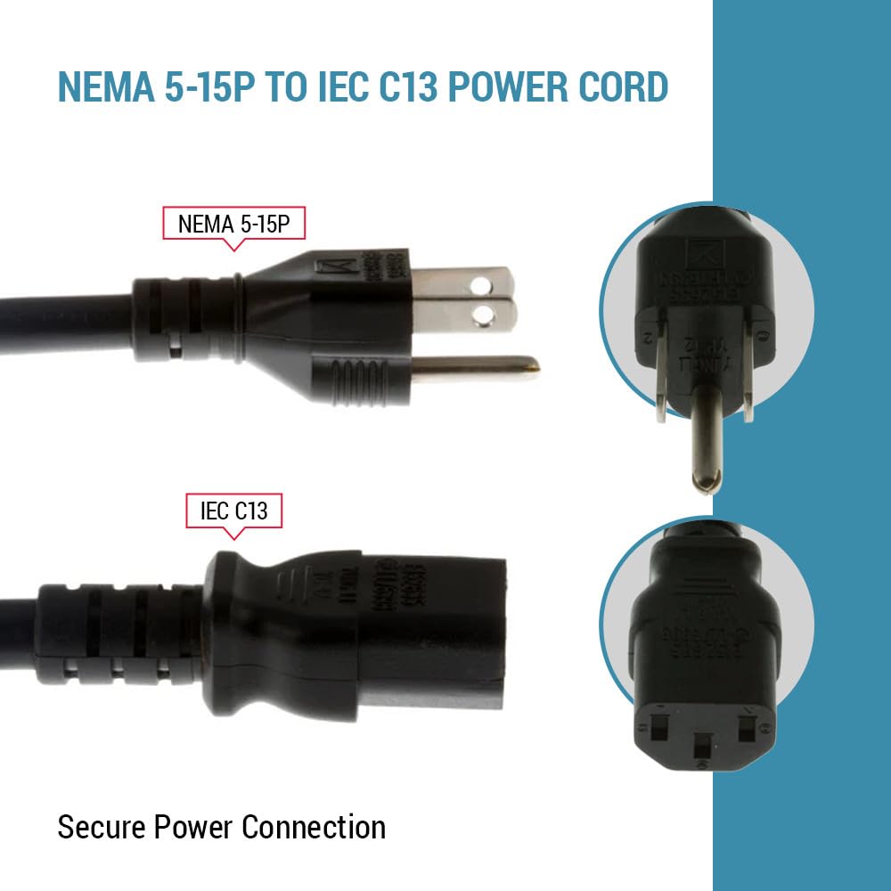 CablesAndKits NEMA 5-15P plug detail highlighting grounded safety