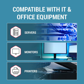 CablesAndKits in-office setup demonstrating tidy routing and reduced clutter