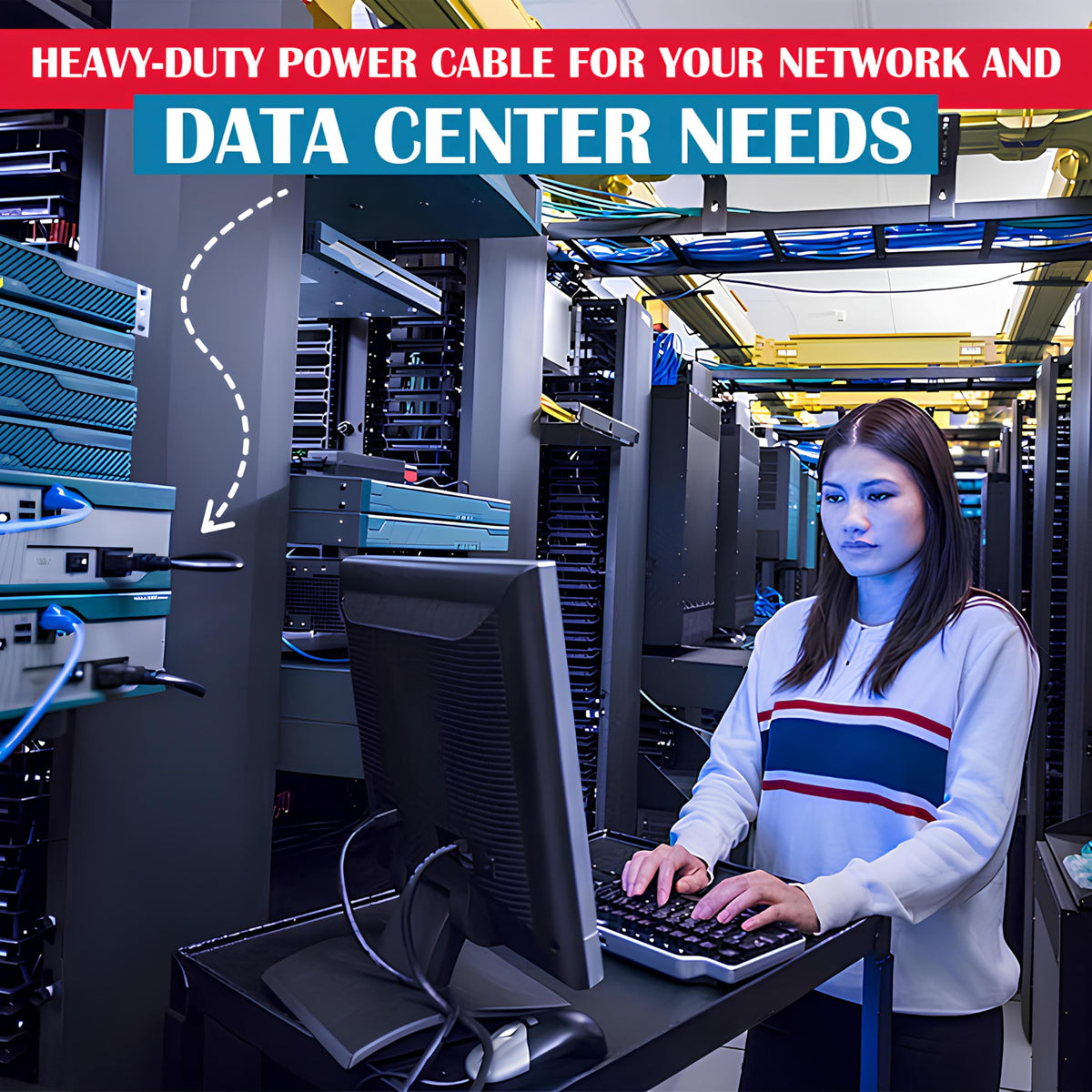CablesAndKits held in hand to show scale and manageable flexibility