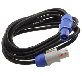 CablesOnline PC-KA610 10ft grey-out plug ensures clean power-through output routing