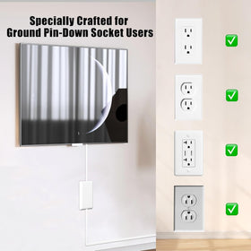 CABOCASA childproof outlet concealer keeps kids and pets safe.