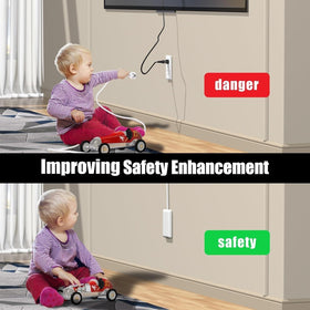 CABOCASA detachable outlet cover adds safety while maintaining easy outlet access