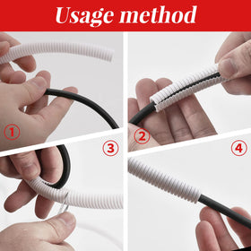Cacovedo easy install tubing covers cables quickly