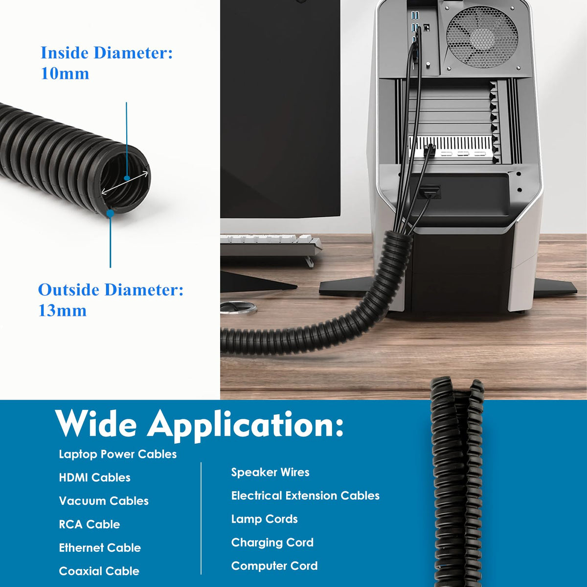 Cacovedo tube withstands temperature range from -40F to 200F