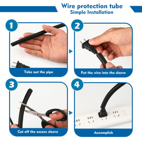 Cacovedo tubing with temperature range from -40F to 200F for indoor/outdoor use