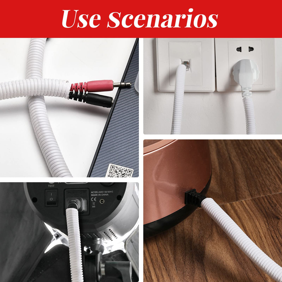 Cacovedo half-inch inner diameter tubing fits most wires