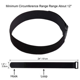Cacturism 12-pack of sturdy cable ties for general use