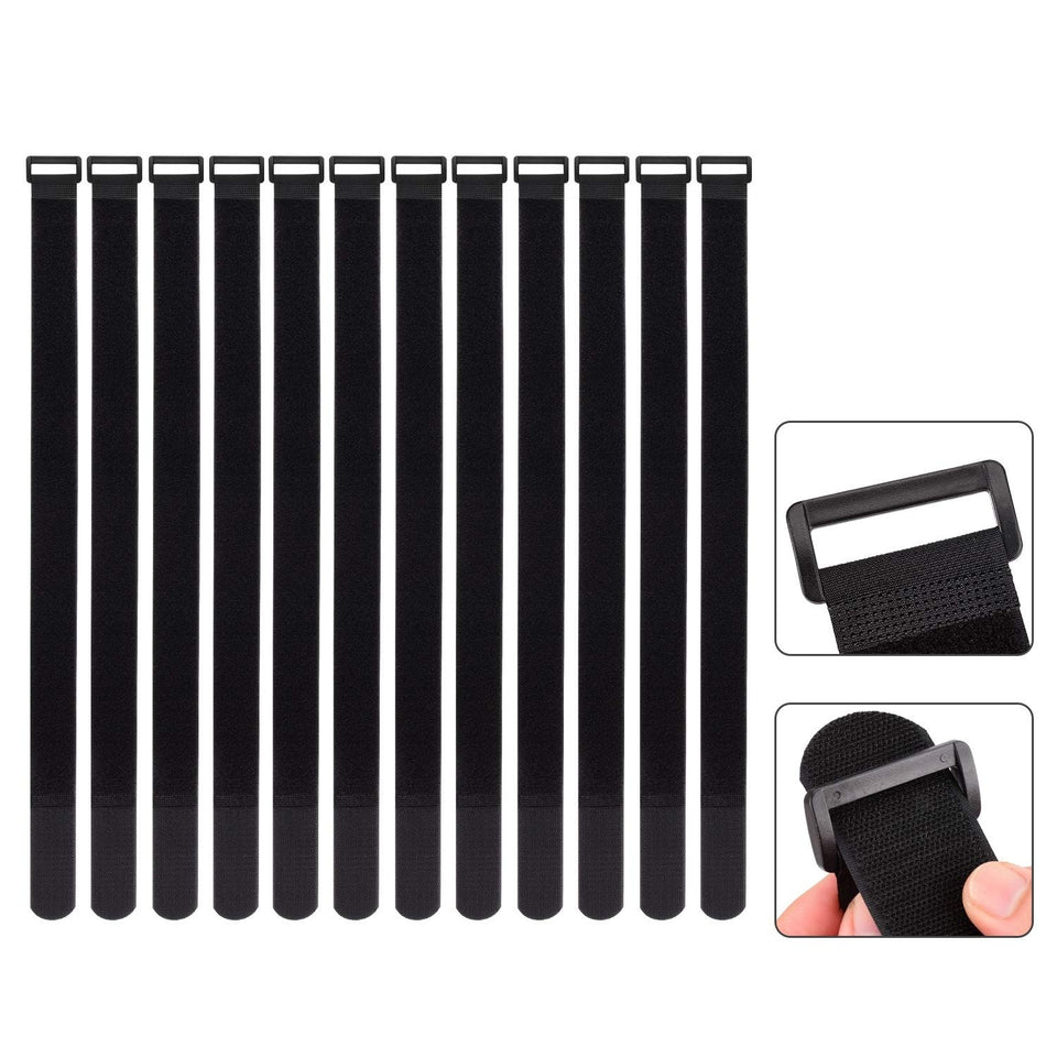 Cacturism 24in cable tie strap secures long cables neatly for organization