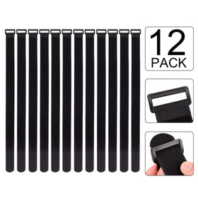 Cacturism heavy-duty black cable ties suitable for thick bundles