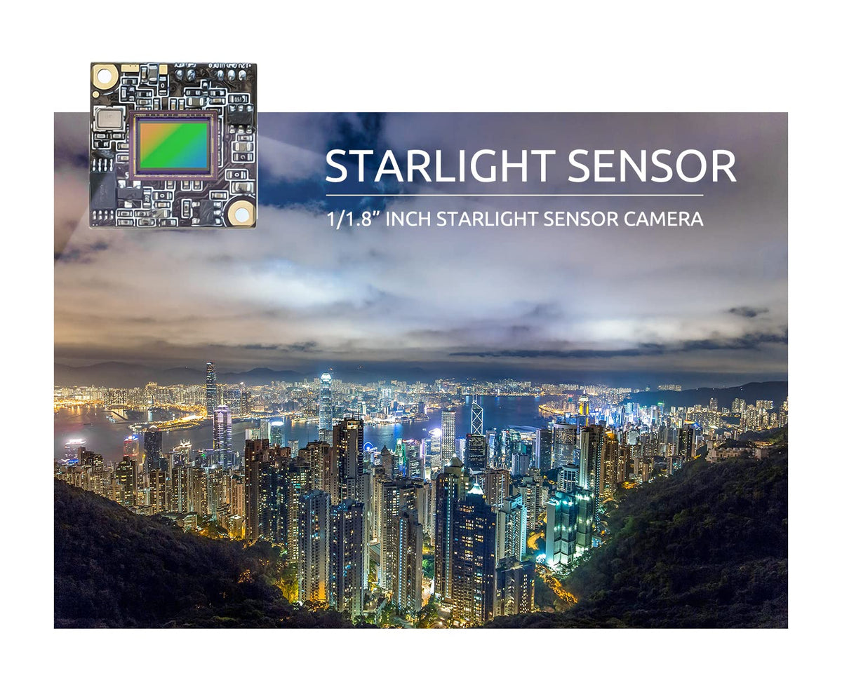 CaddxFPV Ratel 2 lens detail highlighting the 2.1mm lens and wide 165° field of view benefit