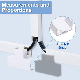 CADONO UL94 V-0 durable PVC cord cover for safer rooms.