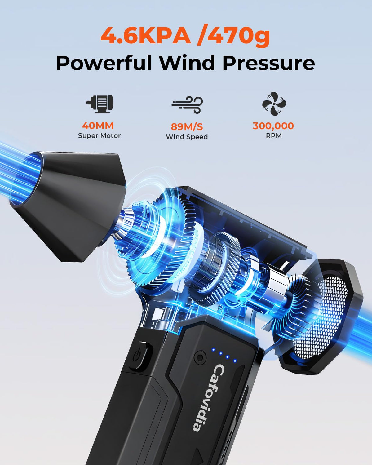 Cafovidia electric air duster nozzle attachments for versatile tasks.