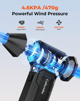 Cafovidia electric air duster nozzle attachments for versatile tasks.