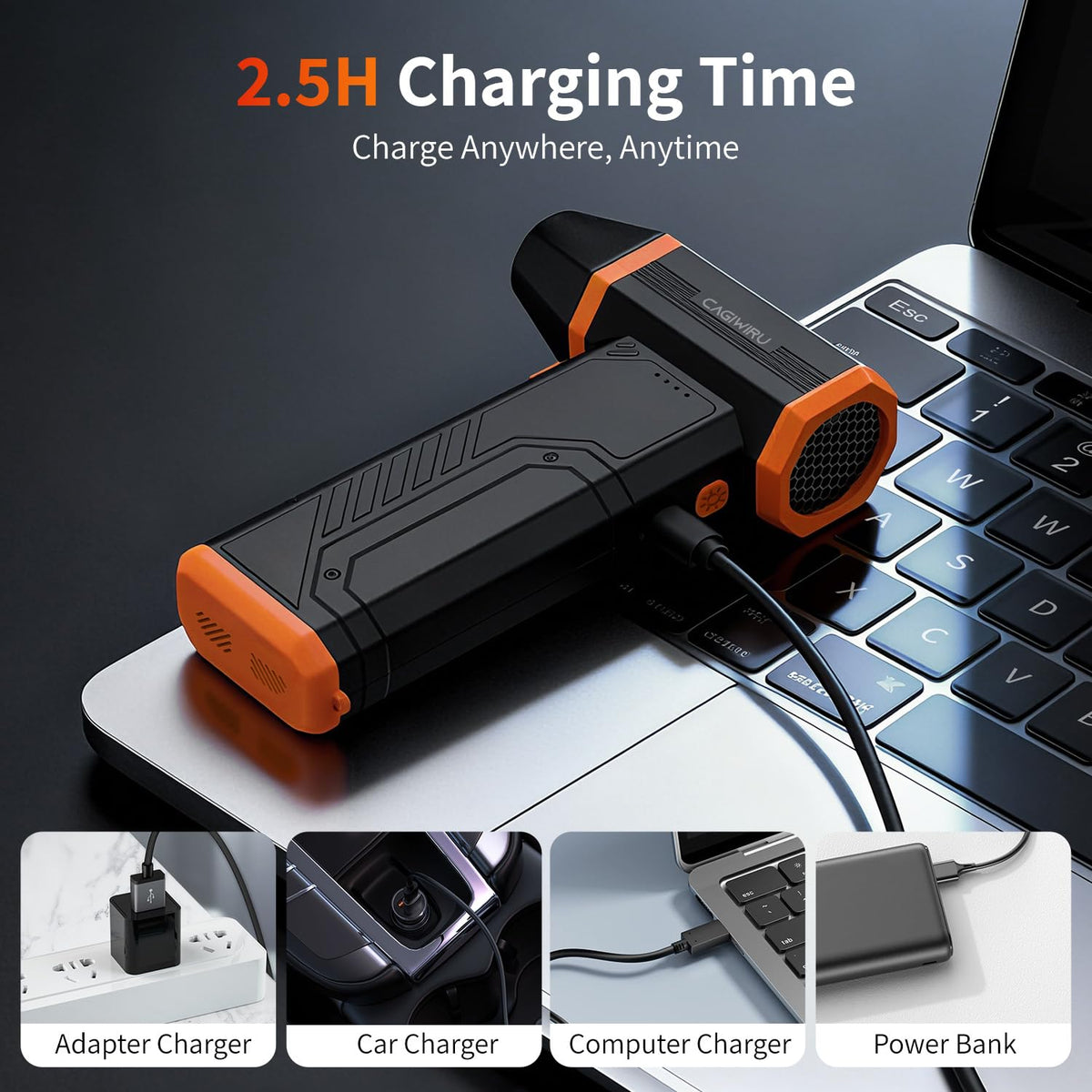 CAGIWIRU duster includes replacement tips and warranty support.