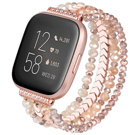 CAGOS Versa 4 beaded bracelet band adds stylish daily wear.