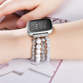 CAGOS handmade beaded Versa 3 band on wrist with artisanal detail.