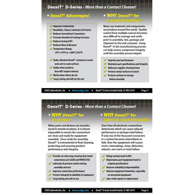 CAIG DeoxIT Pen label highlights 100% solution