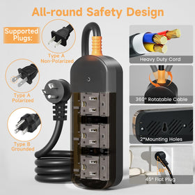 CAKINKON product label and UL sticker close-up confirming safety compliance benefit