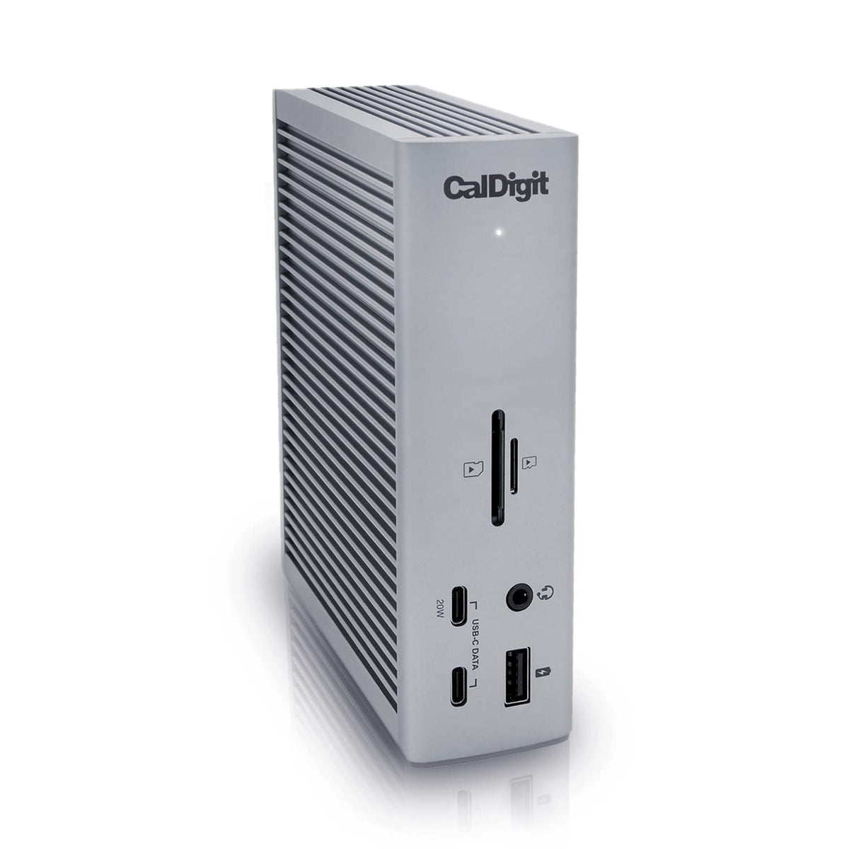 CalDigit TS4 dock front ports for easy cable access and expanded workflow